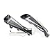 Liru Daytime Running Light Front Fog Lamp Turn Signal ABS Black Car for Toyota CH-R CHR 2020-2023