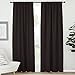 NICETOWN Window Curtains Blackout Drapery Panels - (Toffee Brown Color) 52 Inch x 84 Inch, 2 Pieces Set, Solid Blackout Drapes for Theater