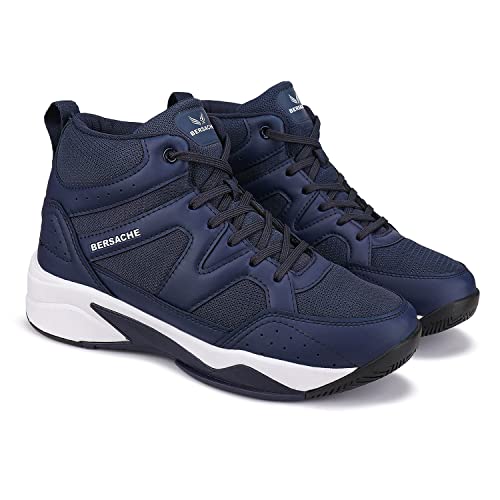Image of BERSACHE Premium Sports,Gym, Trending, Stylish Running Shoes for Men (Black)
