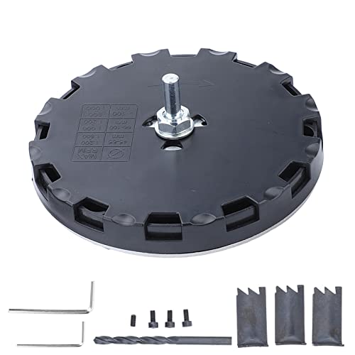 Kit de sierra perforadora ajustable, broca perforadora de 45 a 130 mm de diámetro, diseño de triple hoja para un corte suave, compatible con taladros eléctricos, para proyectos de