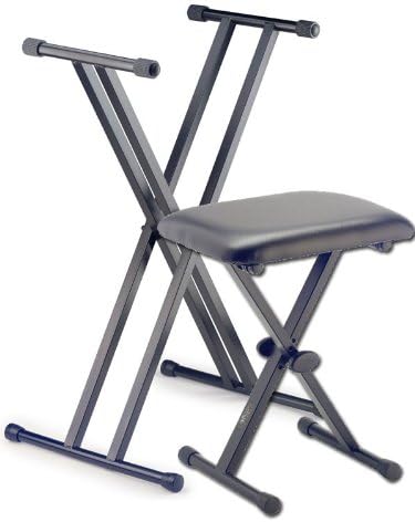 CRONENWERTH Keyboard Stand and Bench – Height-Adjustable – Set Offer