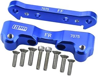 GPM Upgrades Aluminum 7075-T6 Front Lower Suspension Mount for 1/5 Kraton 8S Blx Monster Truckï¼ˆARA110002T1/T2ï¼‰/Outcast 8S Blx Stunt Truckï¼ˆARA5810ï¼‰/Kraton Extreme Bash Rollerï¼ˆARA5208ï¼‰ Rc Cars (Blue)