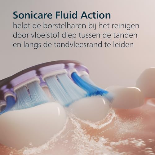 Philips Sonicare AdvancedClean Limited Edition Elektrische Tandenborstel – Smart Screen, Druksensor, Opzetborstelvervanging, 5 Poetsstanden en SmarTimer, Zwart, Model HX3792/11 - Afbeelding 3