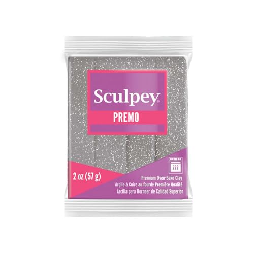 Polyform Sculpey Premo Accent Clay, White Gold Glitter