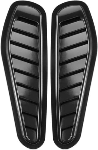 Capot de ventilation de flux d'air noir pour optimiser le style auto