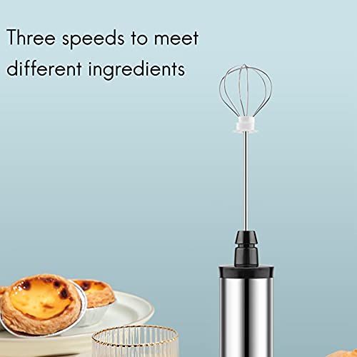 tellaLuna Espumador de Leche EléCtrico USB 3 Velocidades Espumador de Café Capuchino 3 Batidoras Batidora de Huevos de… - Imagen 7