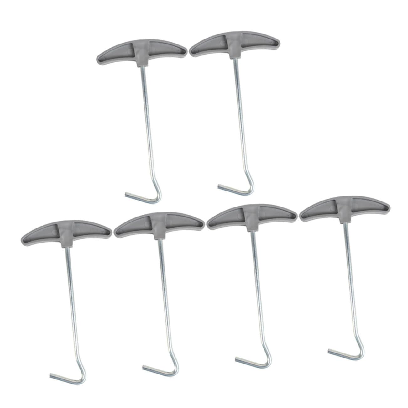 UKCOCO Tent Accessories for Inside 6pcs Reusable Take Puller Tent Pegs Puller Tent Stake Lifter for Camping Lightweight Versatile