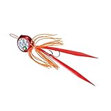 シマノ(SHIMANO) メタルジグ 炎月 フラットバクバク 150g EJ-715R 02J フラッシュレッド