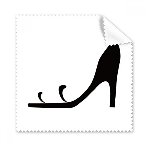Tissu de nettoyage pour lunettes motif high heels noir anti-traces pour écran de smartphone