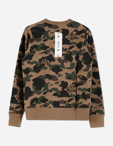 A Bathing Ape, Pre-Loved Men's Bape Ursus Camo Crewneck Sweater2