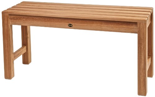 Arb Teak & Specialties Coach Teak Shower Bench, 35.4 Inch