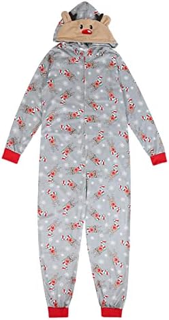 Cysincos Family Matching Christmas Pajamas Set Xmas Pjs Set Soft Long Sleeve Holiday Sleepwear Outfits for Women Men Couples