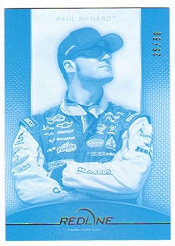 2012 Press Pass Redline Racing Cyan Parallel /50#29 Paul Menard