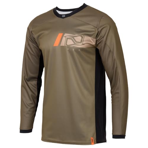 MSR Legend Dirt Bike Motocross MTB Offroad Jersey Large Military/Orange