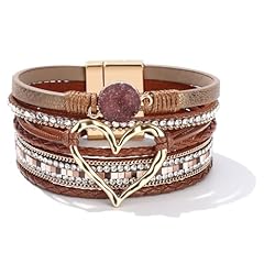 B4:Bangle Bracelets(brown)