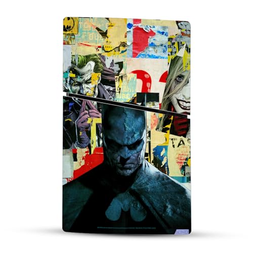 Skin Batman PS5 Slim Digital autocollant vinyle anti-rayures protection console