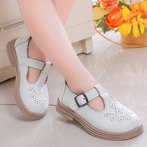 IWIHMIV Girl Mary Jane Shoes Flat Dress Shoes for Little Kid/Big Kid Comfortable Mary Jane Shoes Flat Dress Shoes4