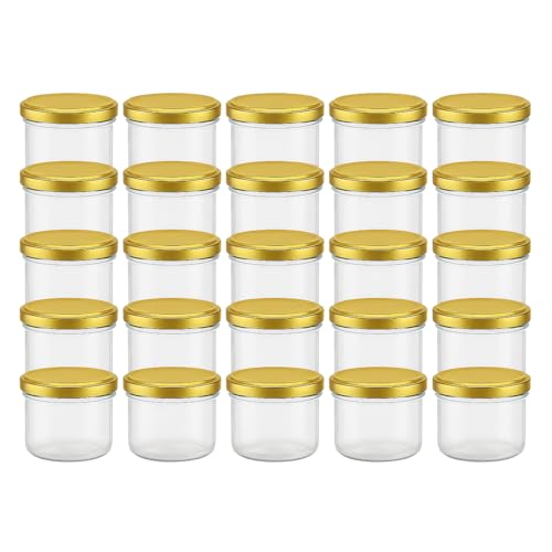 hocz 25x Marmeladengläser 125 ml Set | Deckel Gold TO 66 | mit Etiketten NZ | Einmachgläser mit Schraubdeckel zum befüllen | Sturzgläser für Marmelade Schraubgläser | leere Gläser | 25 Stück hocz 25x Marmeladengläser 125 ml Set | Deckel Gold TO 66 | mit Etiketten NZ | Einmachgläser mit Schraubdeckel zum befüllen | Sturzgläser für Marmelade Schraubgläser | leere Gläser | 25 Stück