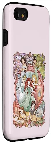 Coque iPhone 8 Disney Princess Idéale au Bureau Coque iPhone SE Motif Artistique - 3