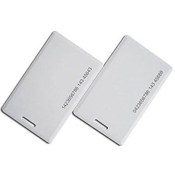 Dotpot RFID Thick Clamshell Cards for Attendance and Access Control(Pack of 10)