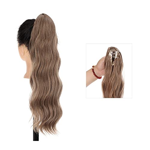 Cola de caballo para dar volumen al cabello fino con un clip pequeño cómodo