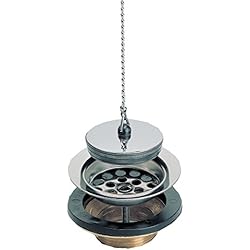 Fregadero Gres Desagüe latón diámetro 84 mm con tapón para fregadero gres 1060 rèf. 0501003