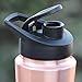 Copper Water Bottle with Sipper 30.4 Oz (900 mL) - 100% Pure Copper Bottle for Drinking Water, Ayurvedic Copper Water Bottle for Daily Health & Immunity