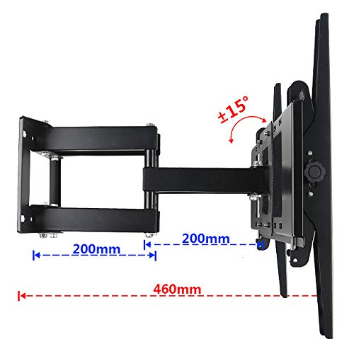Support mural TV 32-65 pouces articulé pour un angle de vue parfait - 4