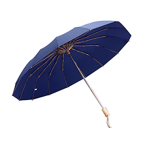Parapluie de voyage bleu pour les trajets quotidiens et déplacements professionnels