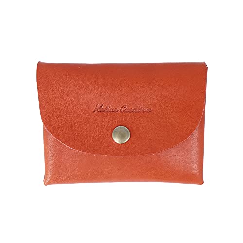 Native Creation コンパクト財布 ミニ財布 本革 栃木レザー レディース メンズ 革 日本製 NC3759 (ORANGE)
