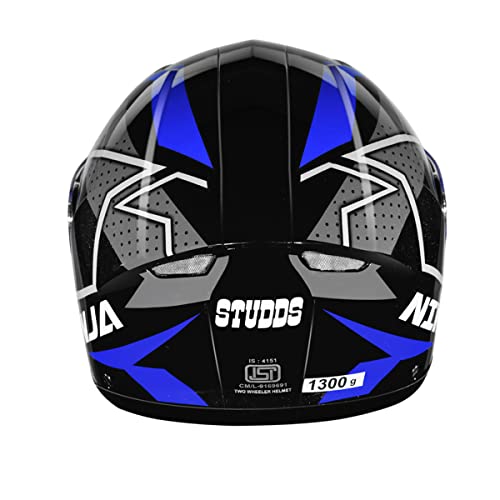 Image of STUDDS Ninja Elite Super D6 FLIP-UP Full FACE Helmet N1 Black-L