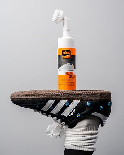 Flexicare BLINK Brush & Clean Set 150 ml – Reinigungsset für Schuhe, Leder und Textilien – Schuhputzsets, Sneaker Reiniger Weiß, Schuhputzmittel, Sneaker Cleaner White, Schuhreiniger Weiße Schuhe