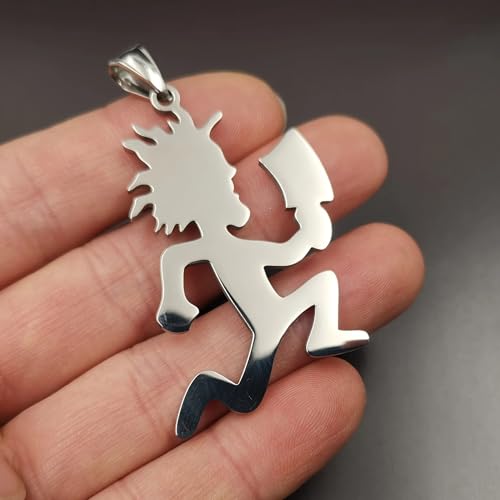 925 Sterling Silver Hatchetman Necklace Stainless Steel Hatchetman Pendant Charm High Polished Choose Chain Clown necklace hatchetman jewelry for Women and Men2