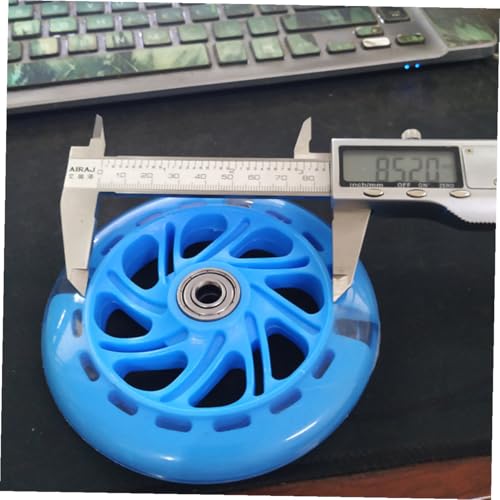 2 Piezas Ruedas Auxiliares de Equilibrio para Bicicleta con Rodamiento PU Luminiscentes para Entrenamiento para Niños y Operación Silenciosa Accesorios para Bicicleta miniatura 2
