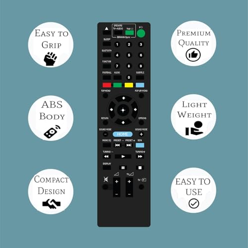 Image of ZIEVA Compatible with Sony Home Theater Remote - Model BDV-E6100 BDV-E4100 BDV-E3100 BDV-E2100 BDVE6100 BDVE4100 BDVE3100 BDVE2100 (Your Old Remote Must be Exactly Same) (Sony-RM-ADP090)