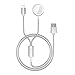 Produktbild SEQI Uhrenladegerät, Nylon geflochtenes Uhrenladekabel mit hoher Festigkeit und Zähigkeit, magnetisches kabelloses tragbares Ladegerät, kompatibel mit Apple Watch Serie SE / 6/5/4/3/2/1