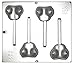 Set of Female Breasts / Boobs Lollipop Chocolate Candy Mold 754