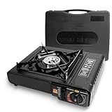 💨 Compatible con Cartuchos Universales – Funciona con cartuchos de gas butano estándar, fáciles de instalar y disponibles en cualquier tienda de camping o ferretería.