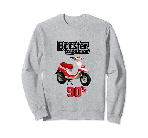 in cotone con stampa Mbk booster anni 90 scooter Felpa