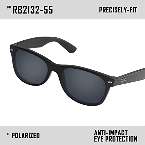 Image of Polarized Replacement Lenses for Ray-Ban Wayfarer RB2132 Sunglass