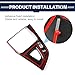 FEXIDA for BMW Gear Shift Panal Cover, Carbon Fiber Style Car Center Console Decorative Interior Trim F30 Accessories for F30 F31 F32 F33 F34 F36 328i 320i 335i 330i 435i 420i 430i 440i 425i
