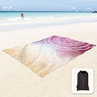 Coperta Spiaggia Sunlit 270x205cm - Tappetino Anti Sabbia Con Tasche Angolari E Borsa - Foto 3