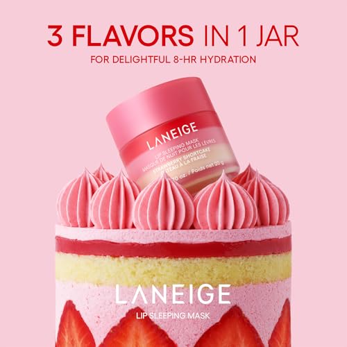 Image of Laneige Lip Sleeping Mask | Moisturizing Lip Treatment with Vitamin C + Shea Butter for Soft Hydrated Lips | Overnight Repair | Lip Balm For Dry Chapped Lips| Lasting Hydration