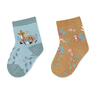 Sterntaler ABS-Krabbelsöckchen DP Rehkitz baby-meisjes Sloffen-sokken