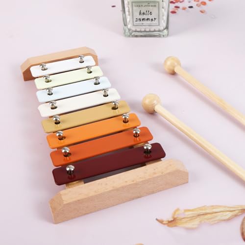Musical Instruments for Toddlers Montessori Musical Instruments Set for 3+ Wooden Musical Toys 8pcs - Image 4