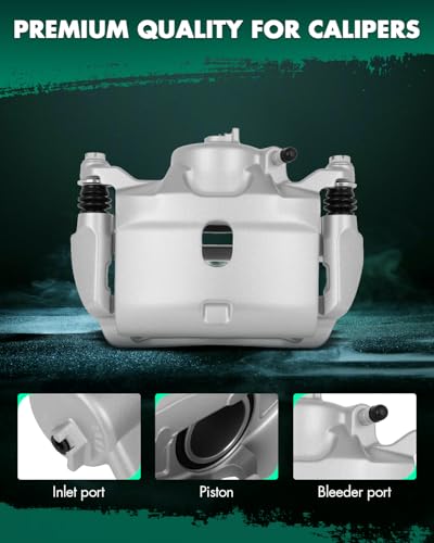 Image of SCITOO Front Brake Caliper With Bracket 19B2661, 19B2660 Compatible For Acura ILX 2013-2015, For Honda Civic 2013-2021, For Honda CR-Z 2016, For Honda Fit 2013-2014, For Honda For Accord 2003-2017