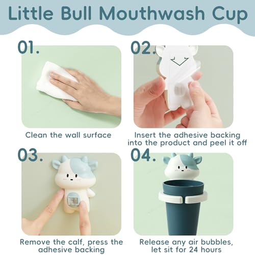 Miniatura 5 de Soeuyd 2 Piezas Vasos Para Cepillos De Dientes Infantiles, Soportes Para Cepillos De Dientes Infantiles, Soportes Para Cepillos De Dientes Infantiles Con Vaso, Aptos Para Su Uso En Baños