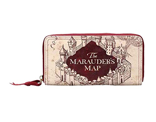 Preisvergleich Produktbild Harry Potter Purse The Marauders Map Logo Nue offiziell Zip around