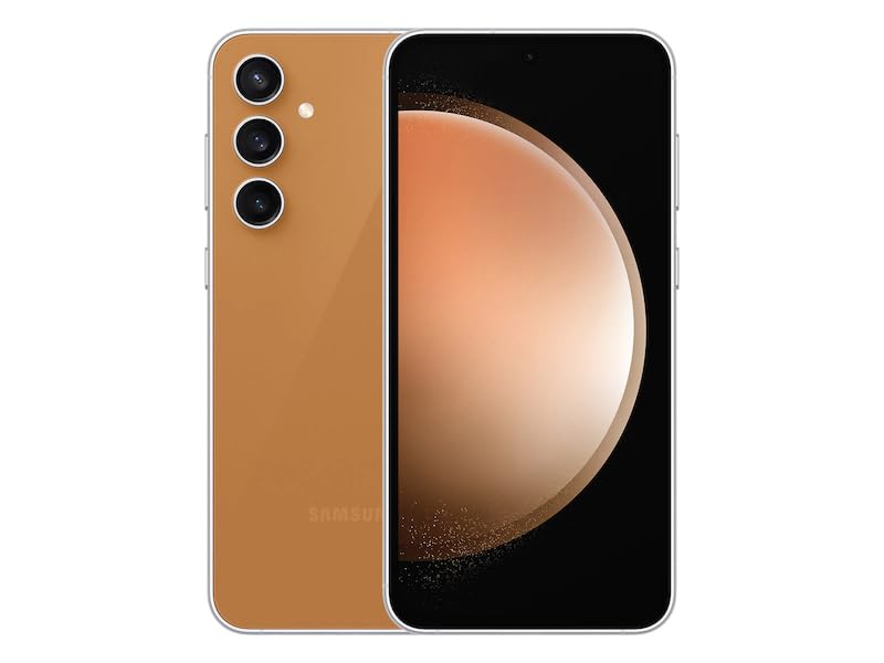 Image of Samsung Galaxy S23 FE 5G, US Version, 128GB, Tangerine - Unlocked (Renewed)