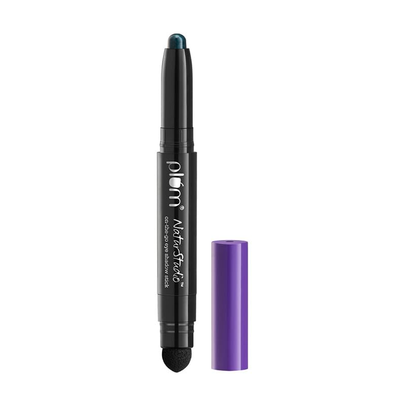 Plum NaturStudio on-the-go Eyeshadow Stick | Waterproof & Crease-proof | Highly Pigmented | With Smudger | Metallic Finish | 124 Forest Fling-image-31